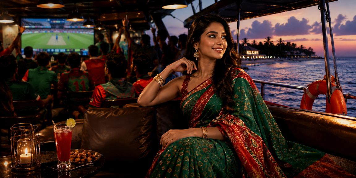 কক্সবাজার সমুদ্র সৈকতে ক্রিকেট বেটিং উপভোগরত দর্শক